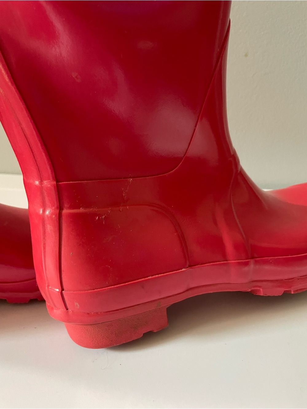 Hunter Original Gloss Women's Tall Rain Boots - Lipgloss Pink - Picture 12 of 16